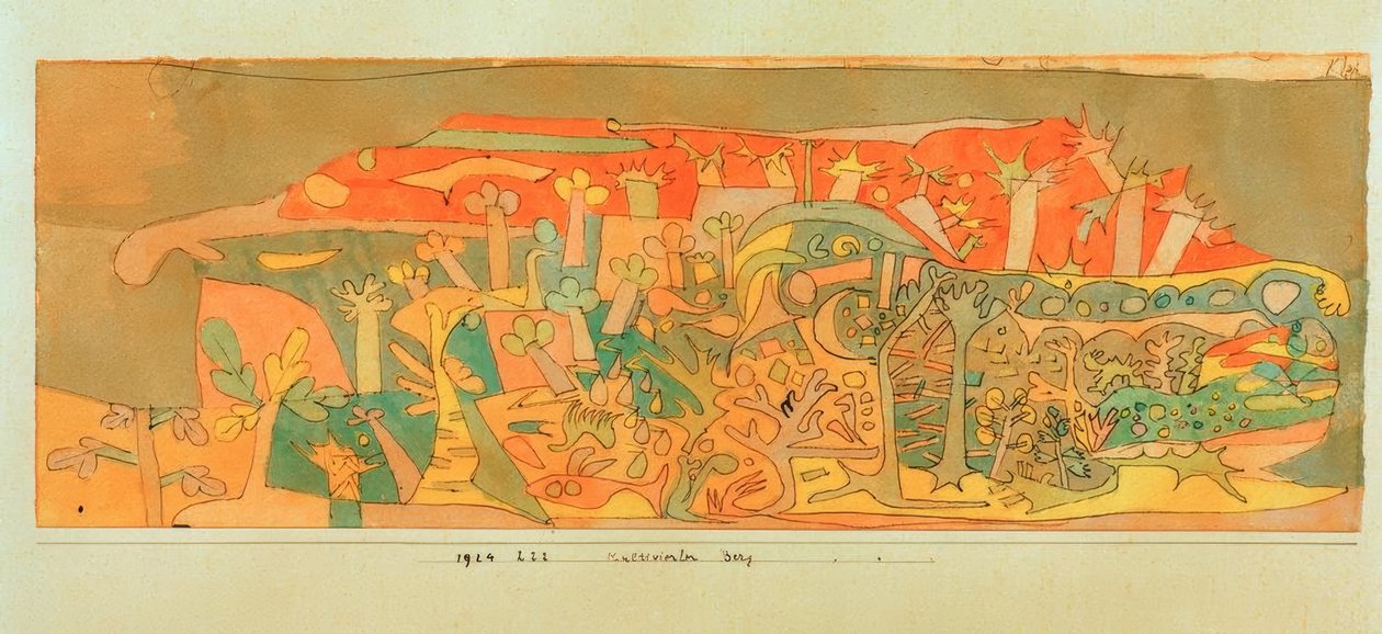 Odlat berg av Paul Klee