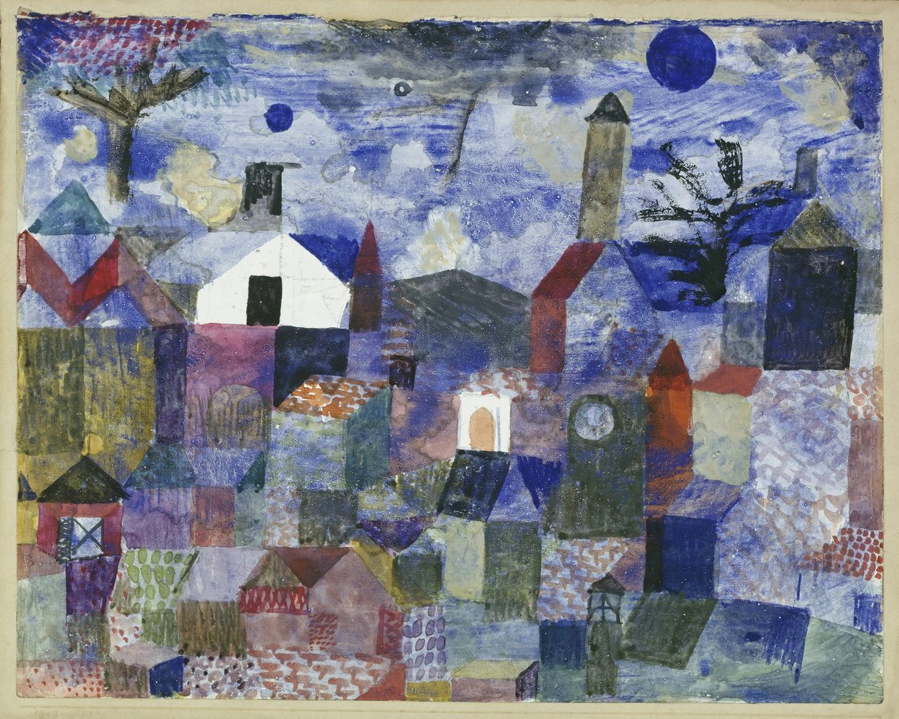 Landskap i blått av Paul Klee