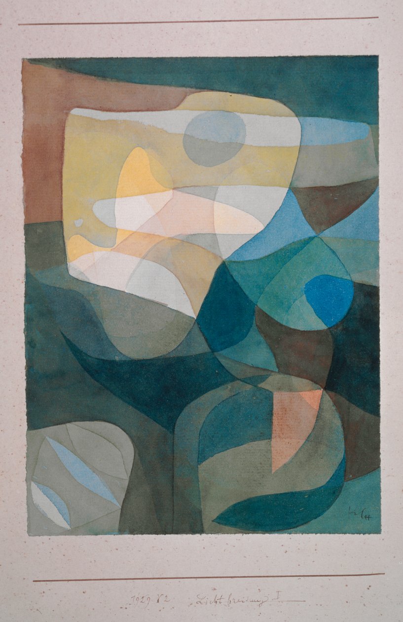 Light Broadering I, 1929. av Paul Klee