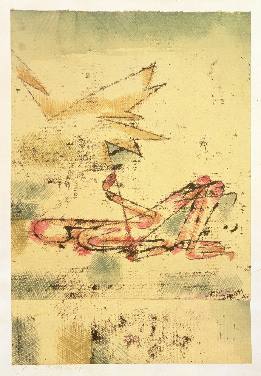 Blixtnedslag av Paul Klee