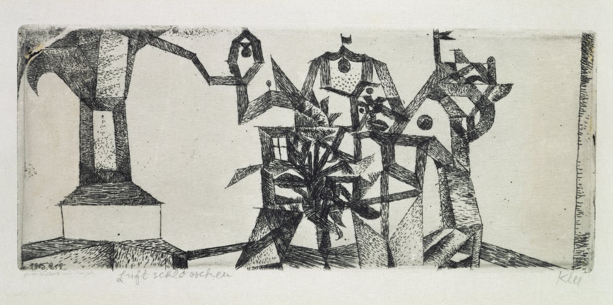 Litet luftslott av Paul Klee