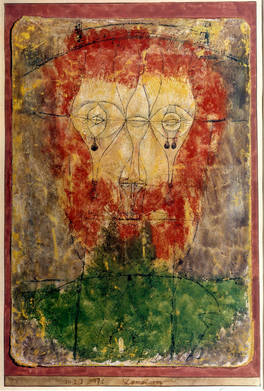 Lomolarm-målning av Paul Klee (1879-1940) (ec.suiss.) 1923 (olja på duk) av Paul Klee