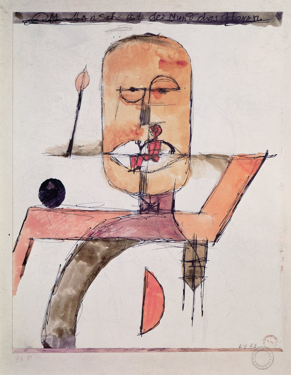 Människan är Herrens mun av Paul Klee