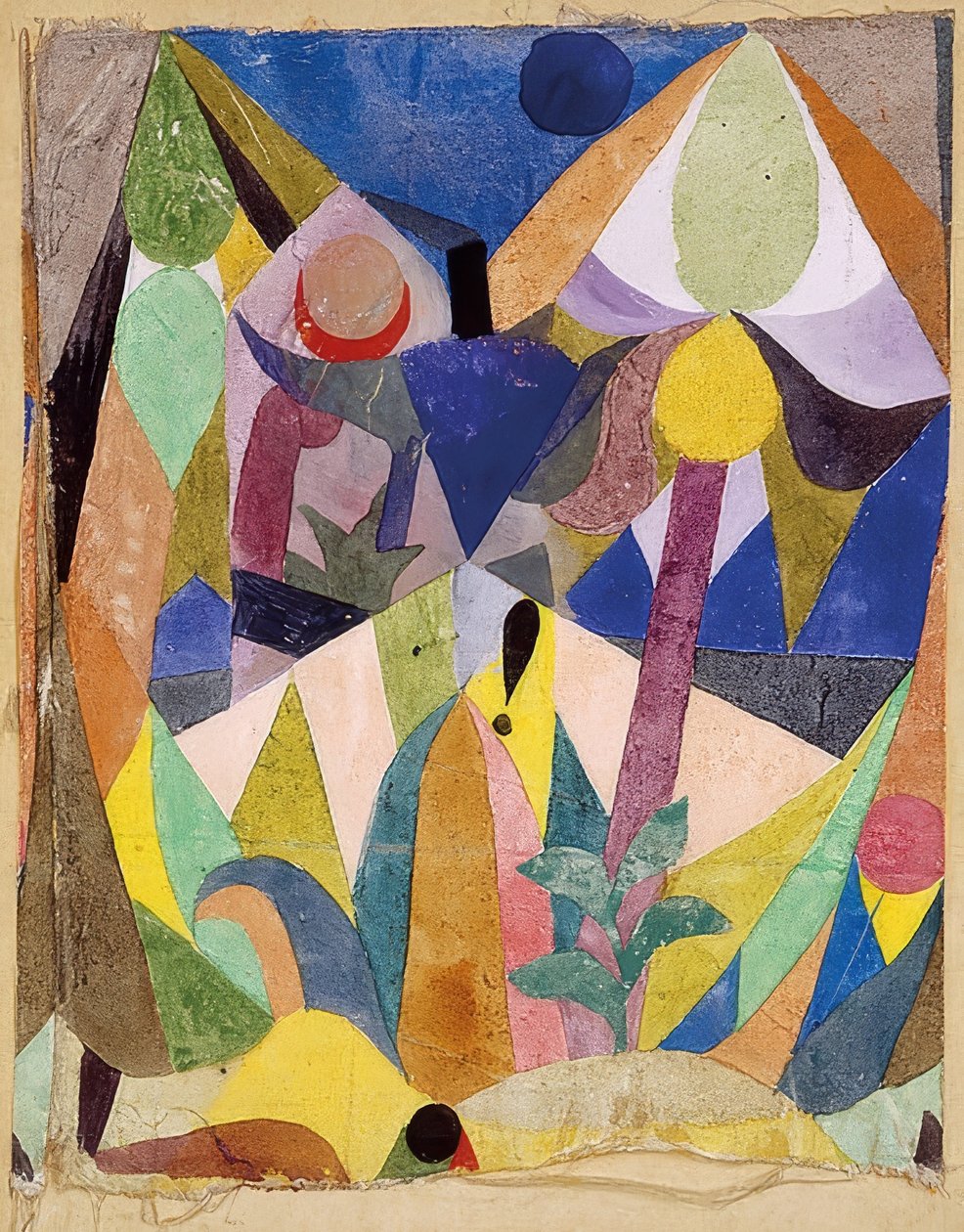 Milt tropiskt landskap. 1918 av Paul Klee