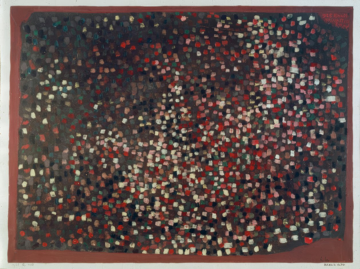 Mosaikstudie av Paul Klee