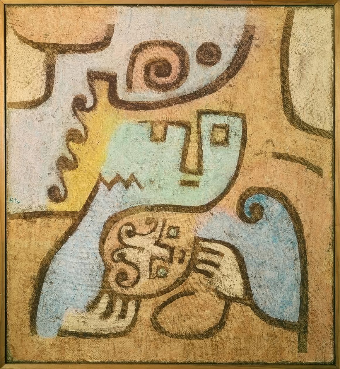 mamma med barn av Paul Klee