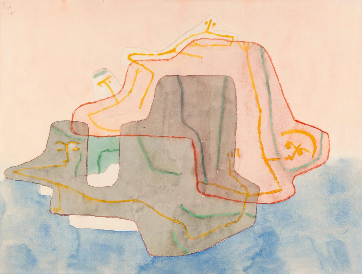 Myten om en ö, 1930. av Paul Klee