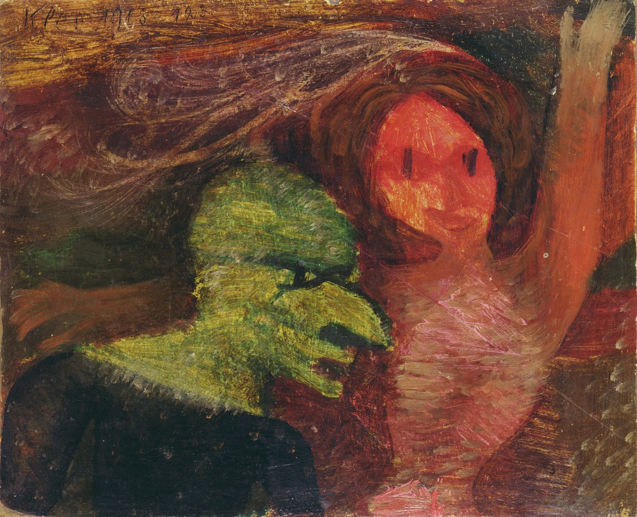 Gammal och ung av Paul Klee