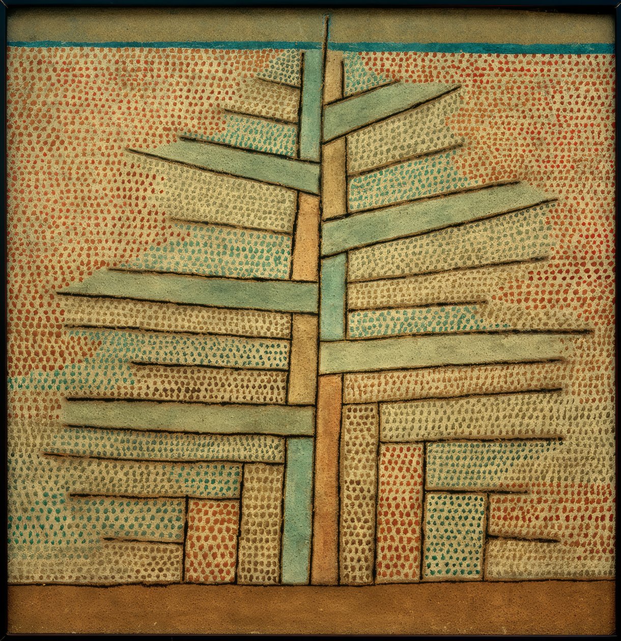Paul Klee, furu / målning, 1932 av Paul Klee