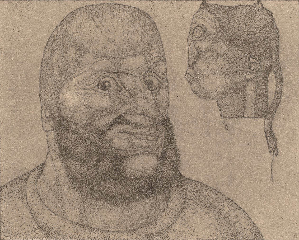 Perseus Wit har segrat över sorgen [Perseus-Hjärnans triumf över kroppen], 1904. av Paul Klee