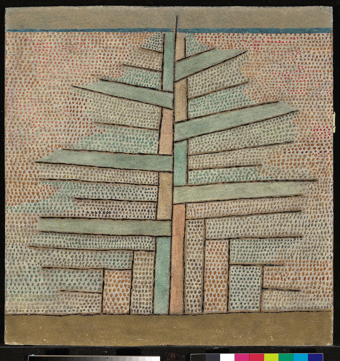 ""Pine"" (furu) - Målning av Paul Klee (1879-1940) av Paul Klee