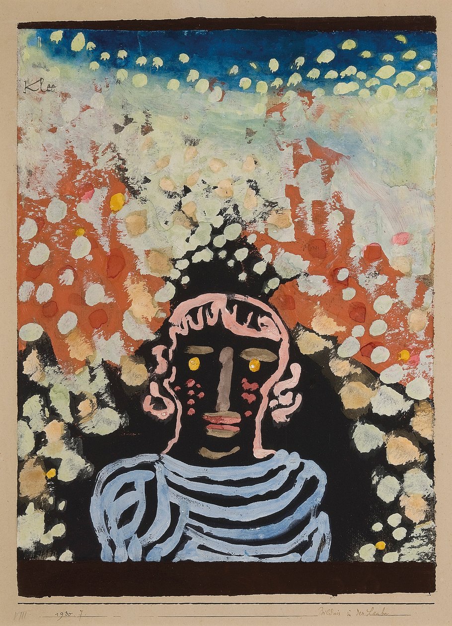 Porträtt i bersån av Paul Klee