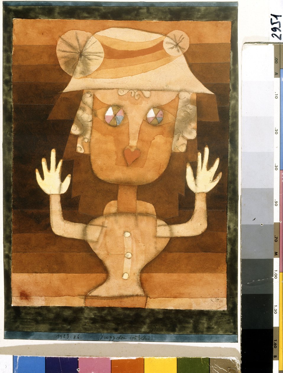 Docka. Målning av Paul Klee (1879-1940) av Paul Klee
