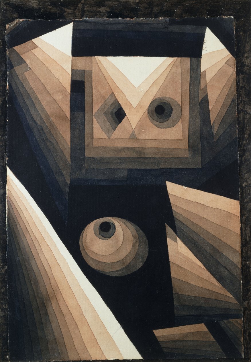 Röd gradering; Rot Stufung av Paul Klee