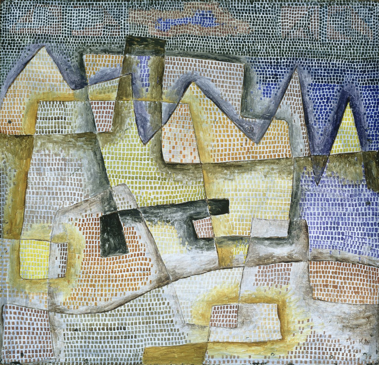 Klippiga kusten av Paul Klee