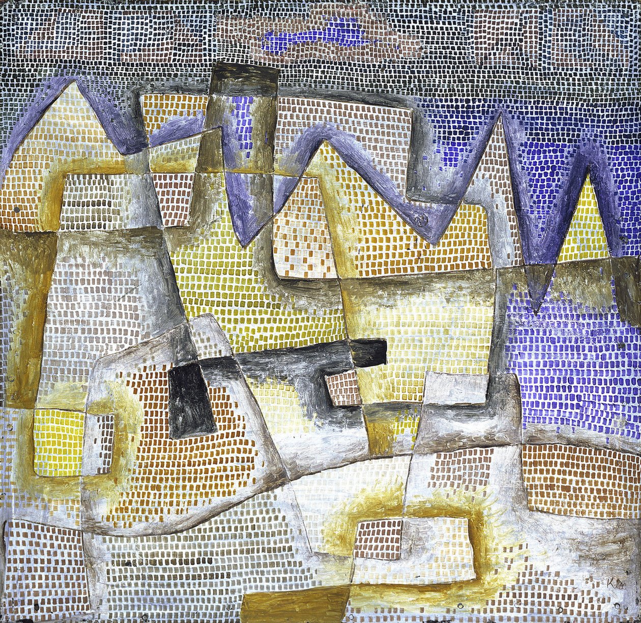 Klippiga kusten av Paul Klee