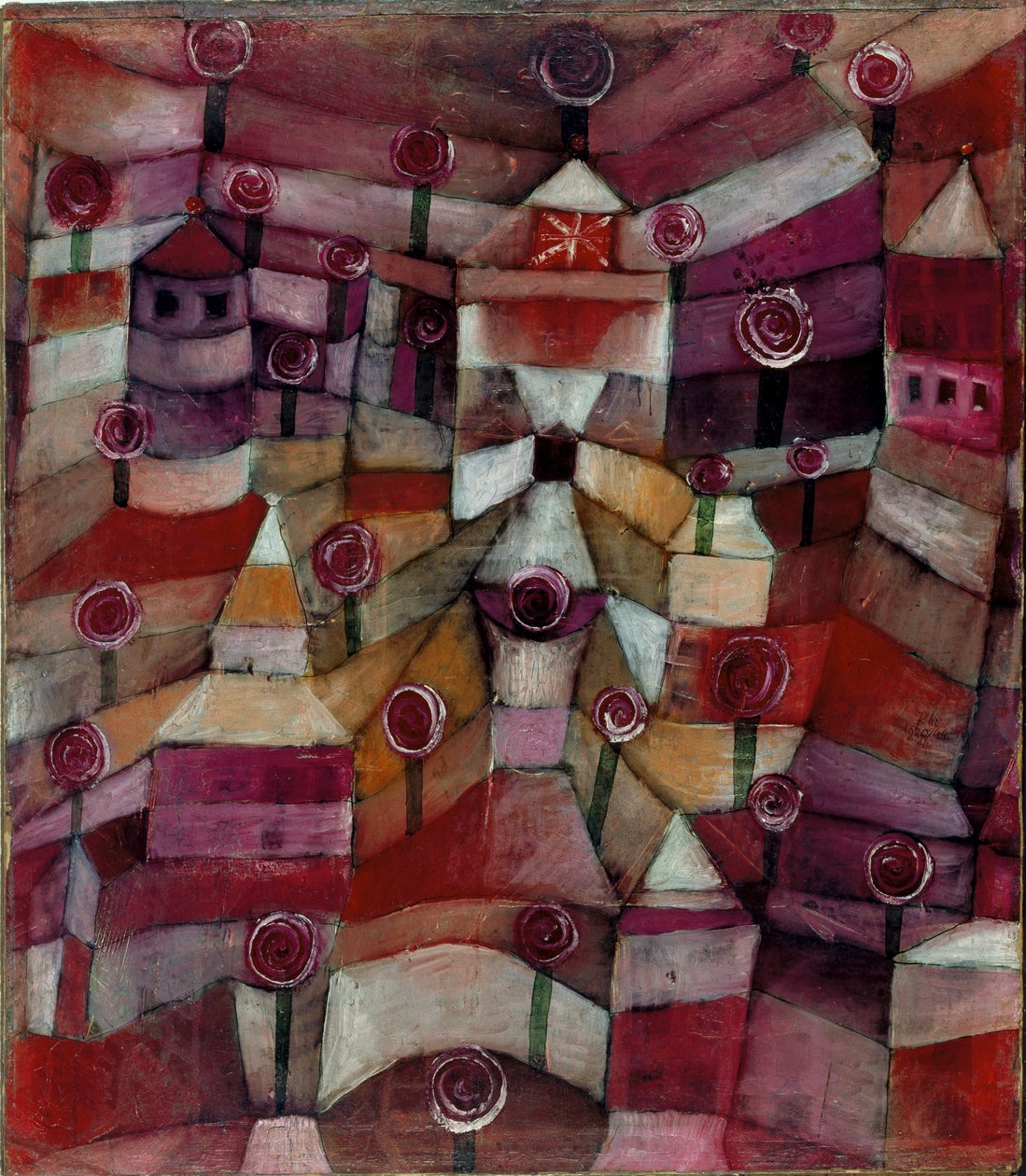 Rosenträdgård av Paul Klee