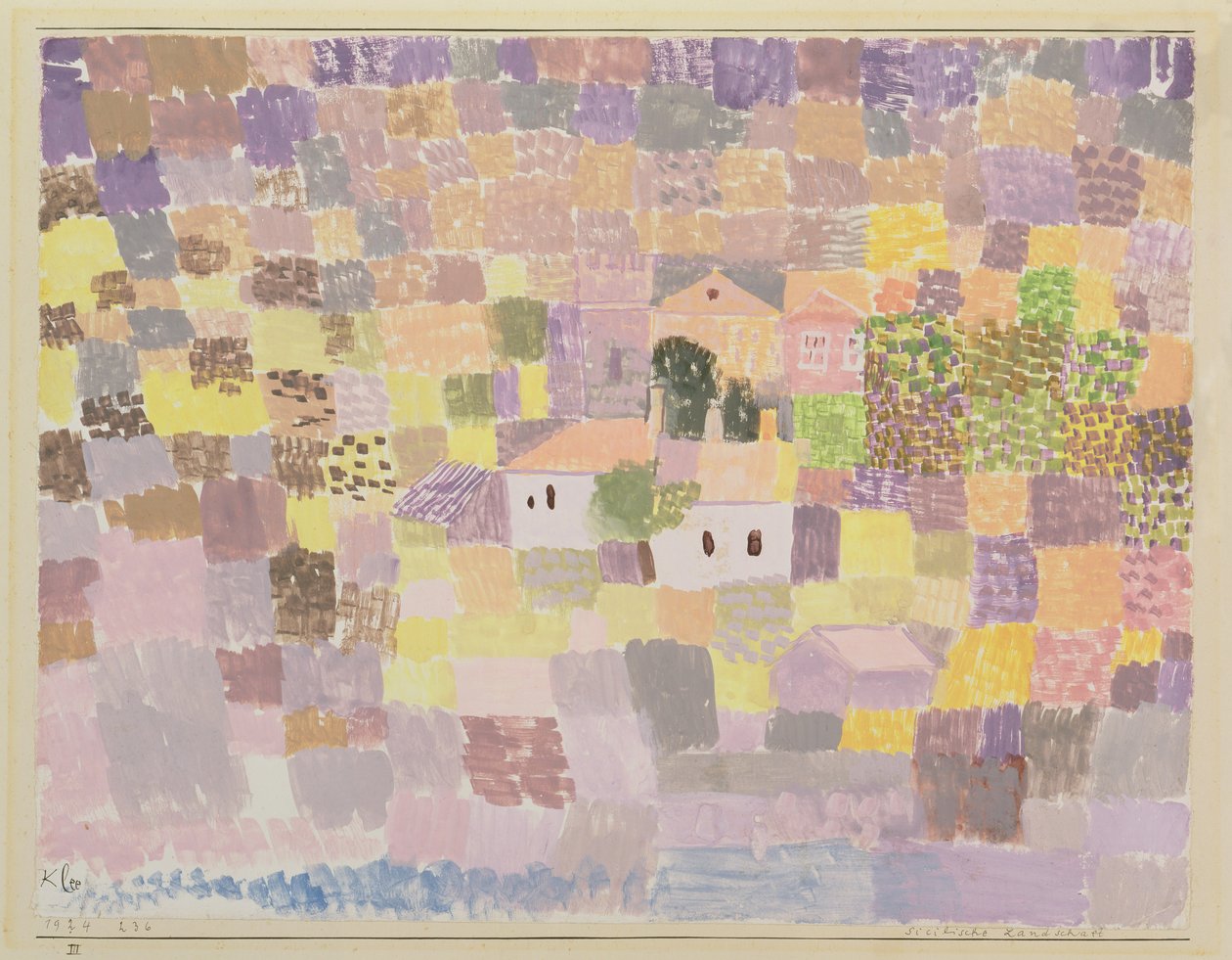 Sicilianskt landskap av Paul Klee