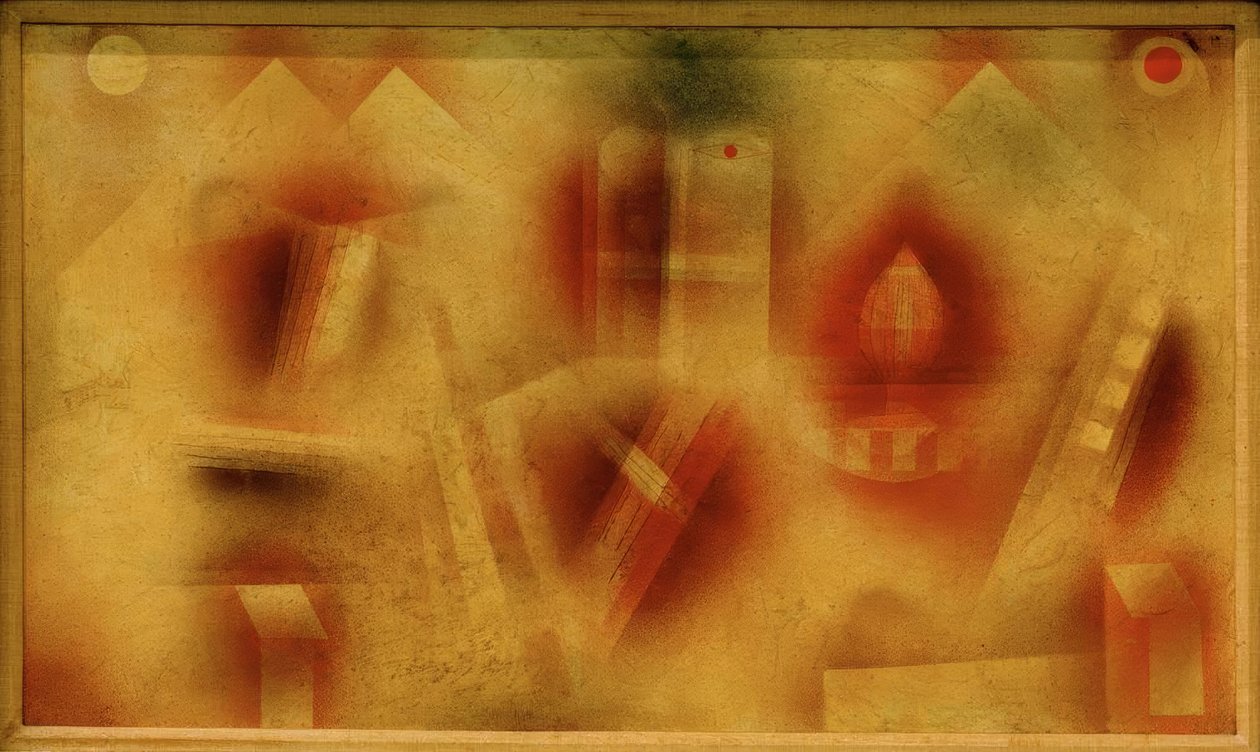 Stilleben med fragment av Paul Klee