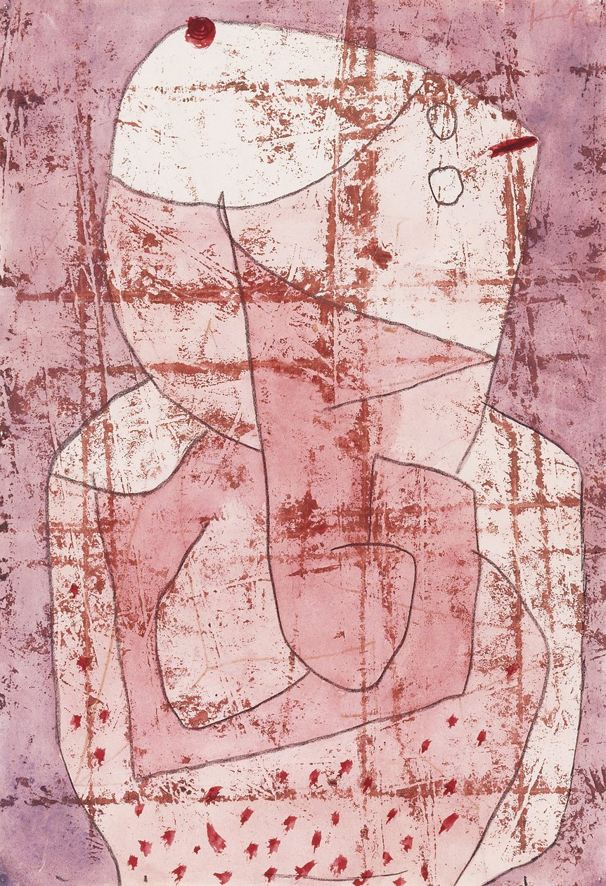 schweizisk clown; Schweizerclown av Paul Klee