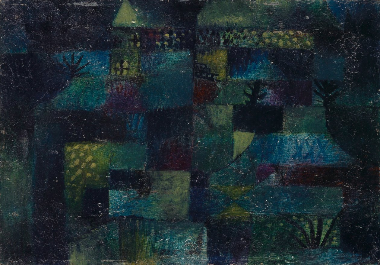 Terrasserad trädgård av Paul Klee