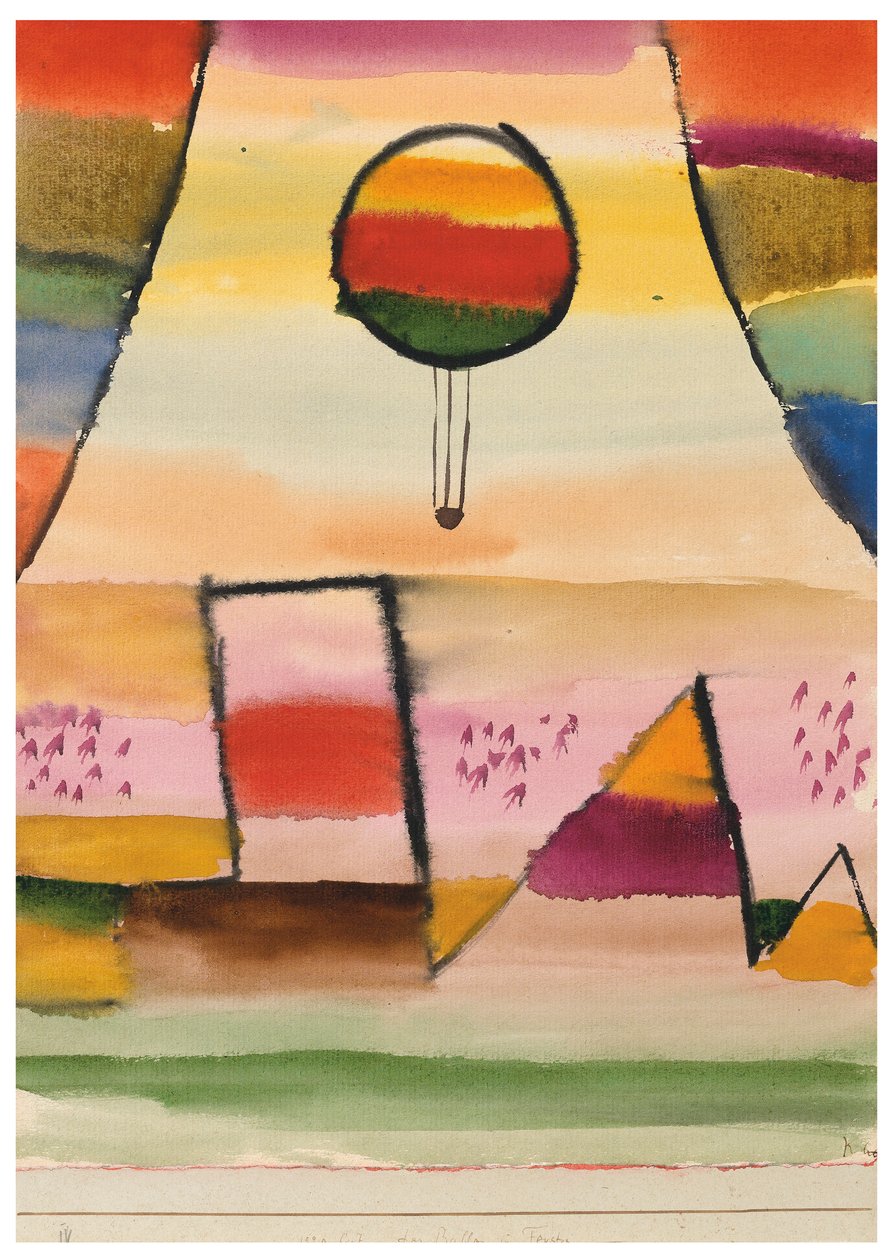 Ballongen i fönstret, 1929. av Paul Klee
