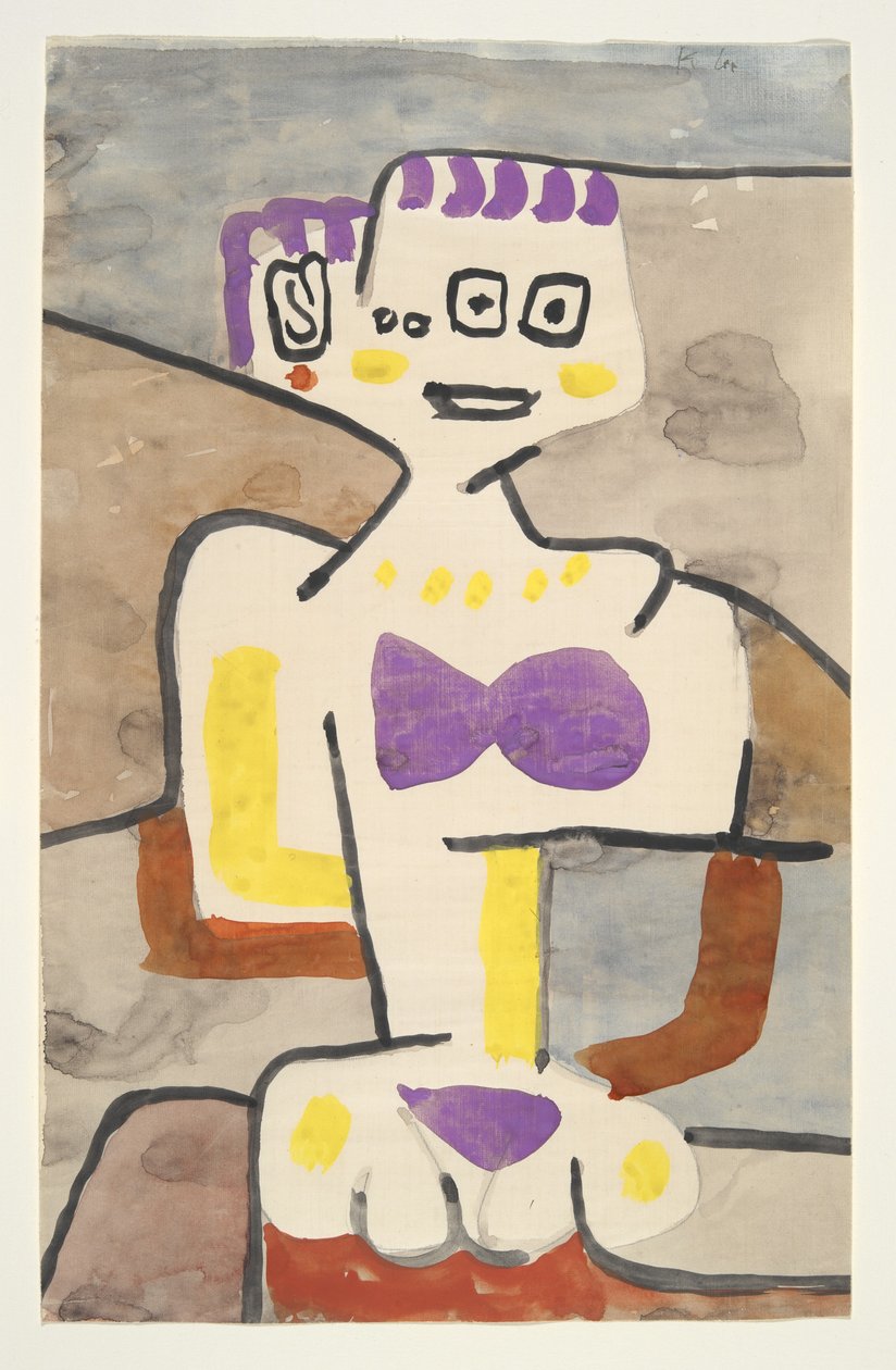 Flickan i norr, ca 1939 (akvarell) av Paul Klee