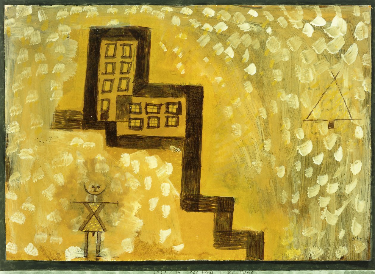 Huset på kullen; Huset på höjden av Paul Klee