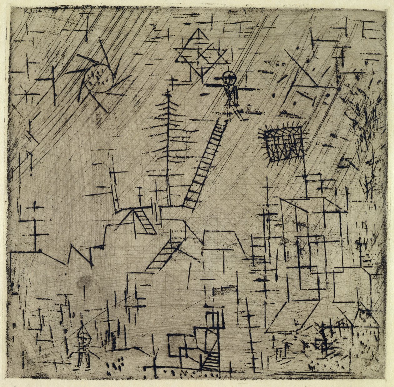 Trollkarlen i april av Paul Klee
