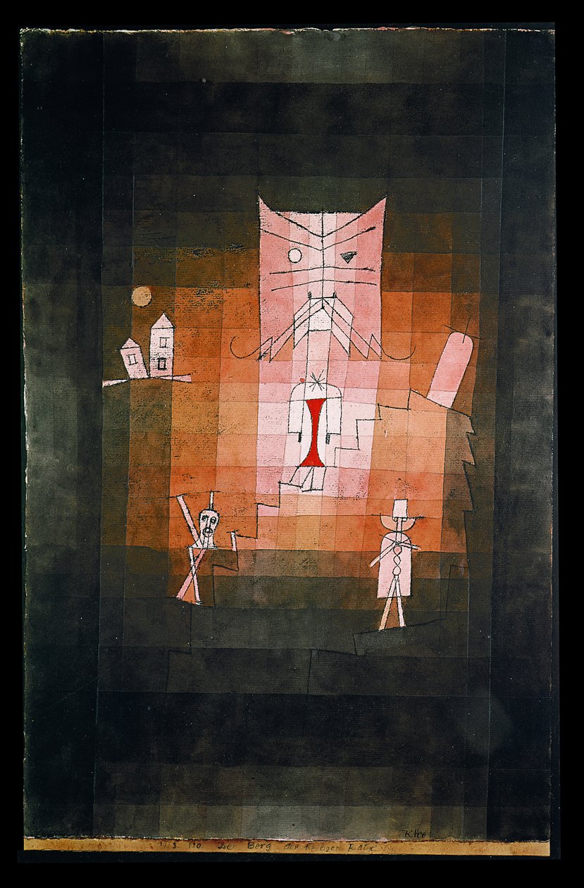 Den heliga kattens berg av Paul Klee