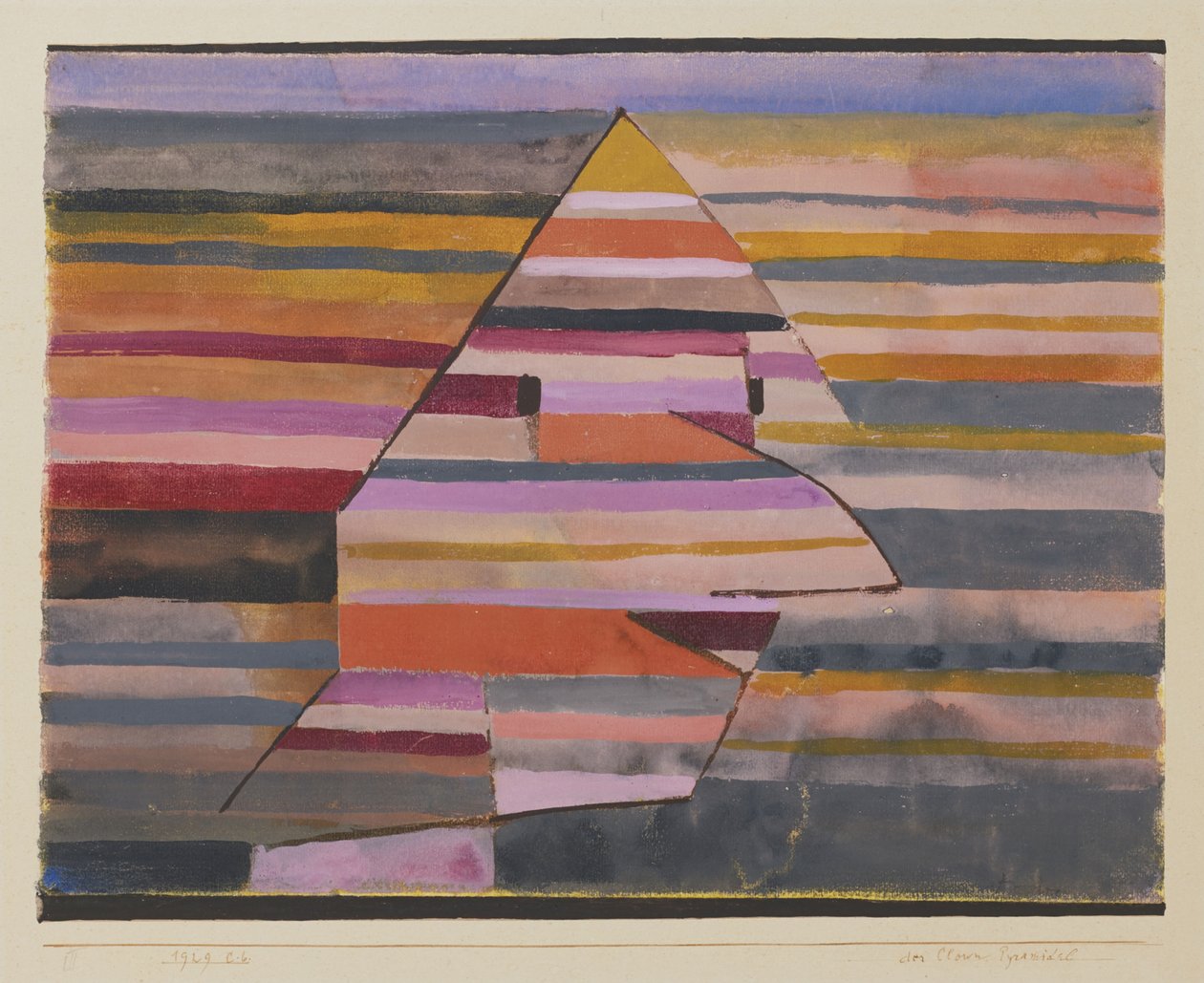 Pyramidclownen av Paul Klee