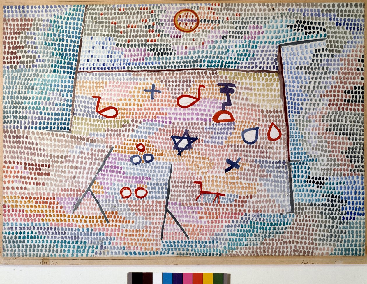 Leksaken (akvarell av Paul Klee