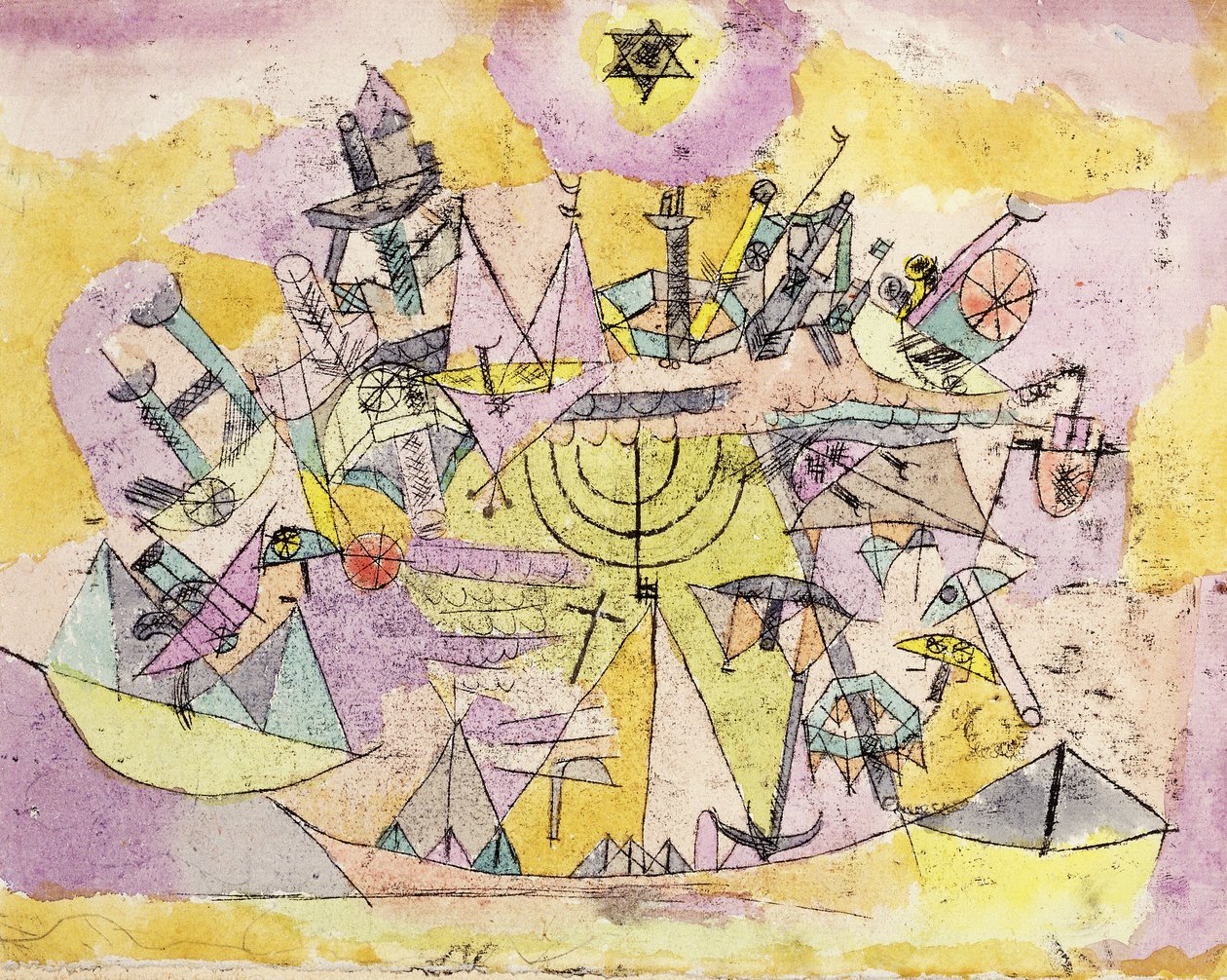 De olyckliga skeppen; fartygens påsk av Paul Klee
