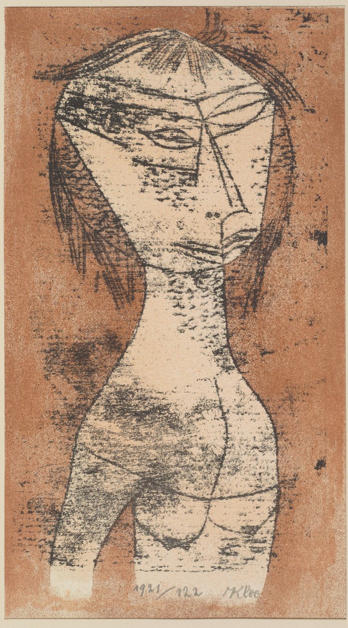 Det inre ljusets helgon, 1921. av Paul Klee