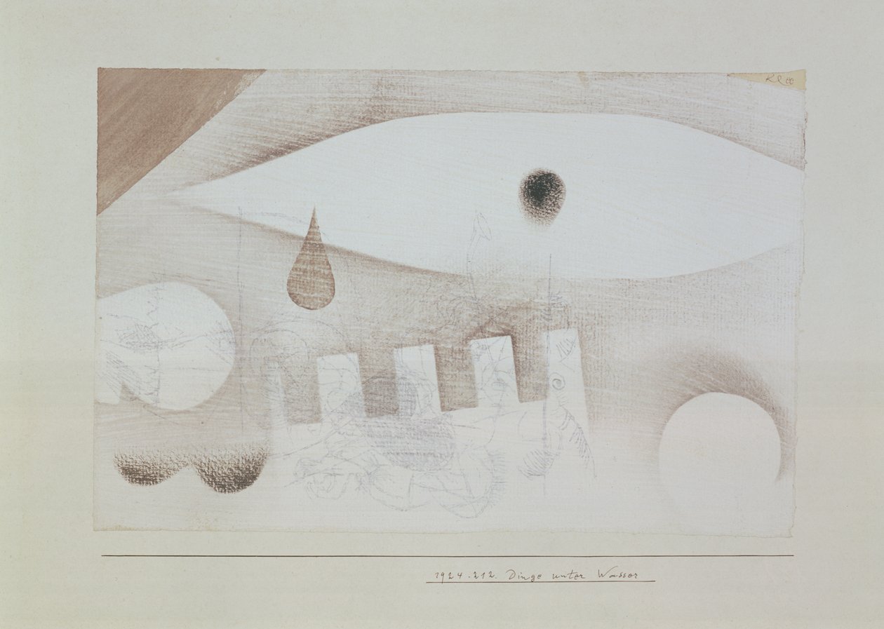 Saker under vatten av Paul Klee