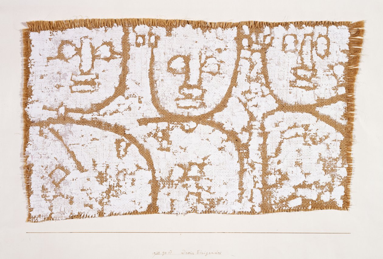 Tre figurer; Threesome Unifying av Paul Klee
