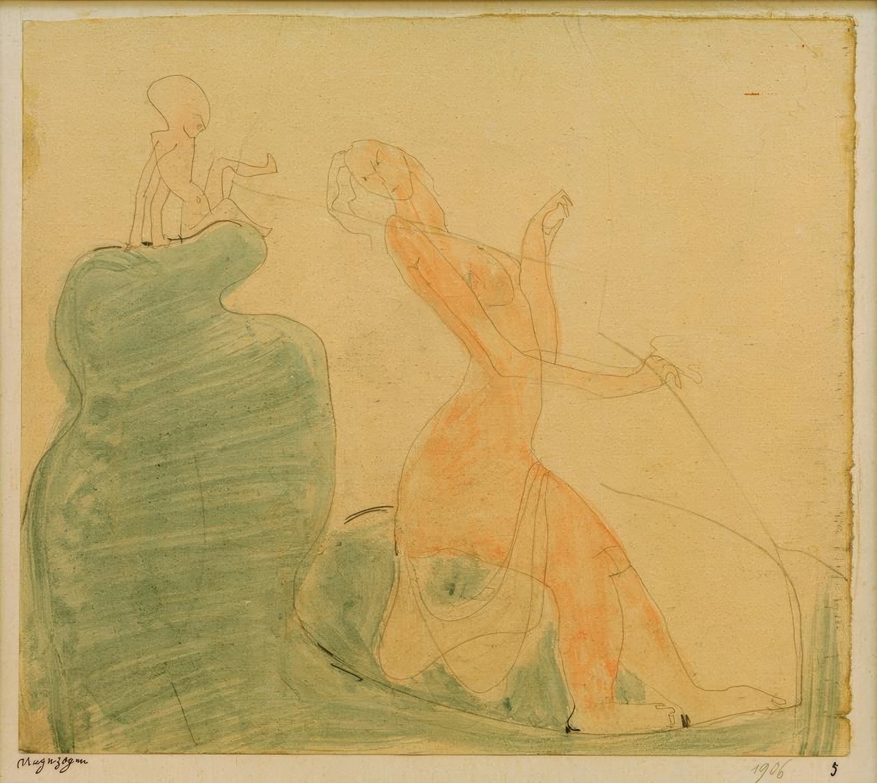 Stygg (Afrodite och den stygga Eros av Paul Klee