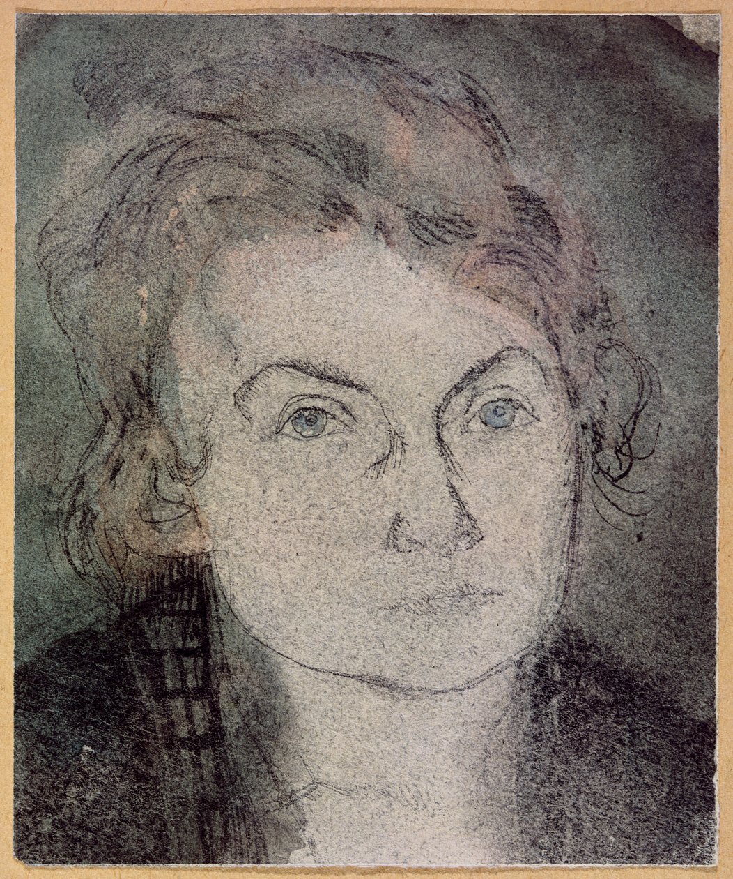 Utan titel (Lily Klee-Stumpf) (1876-1946) c.1906 (penna och akvarell på papper) av Paul Klee