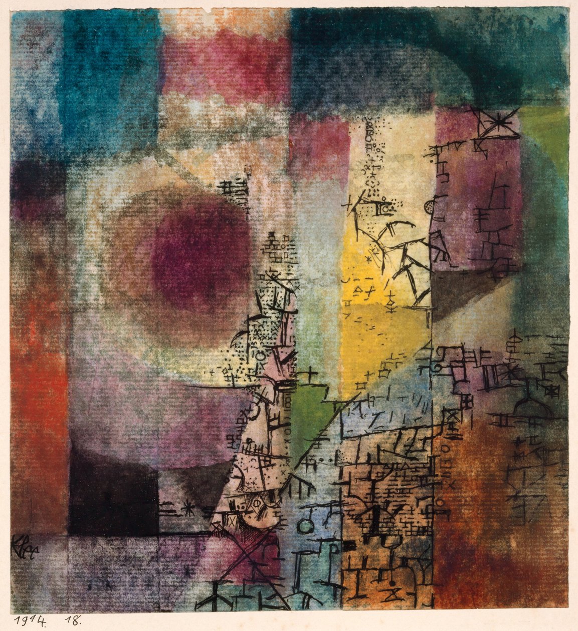 Utan titel, 1914. av Paul Klee