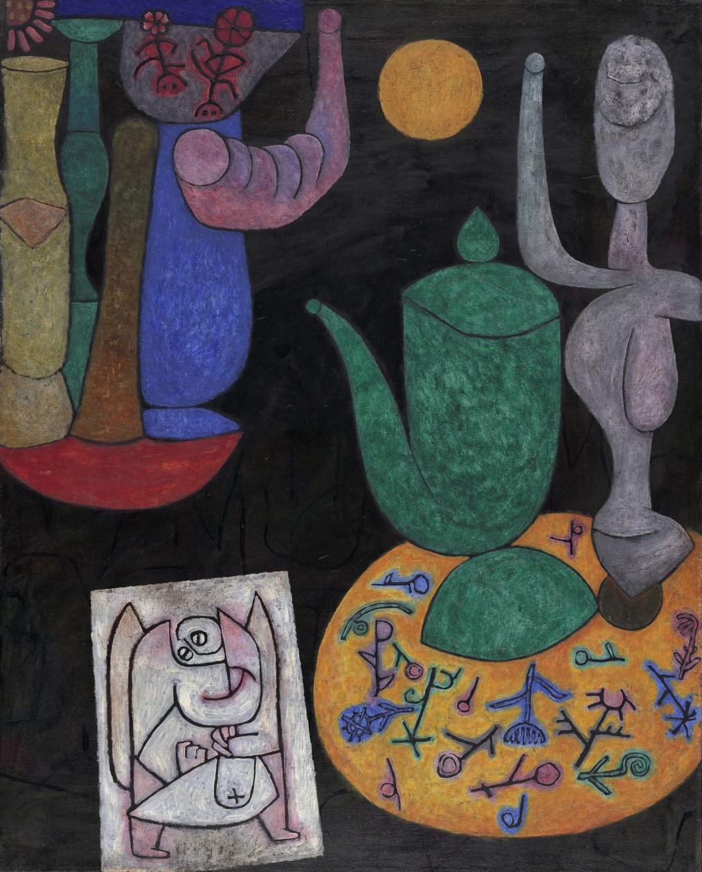 Utan titel Det sista stillebenet, 1940 av Paul Klee