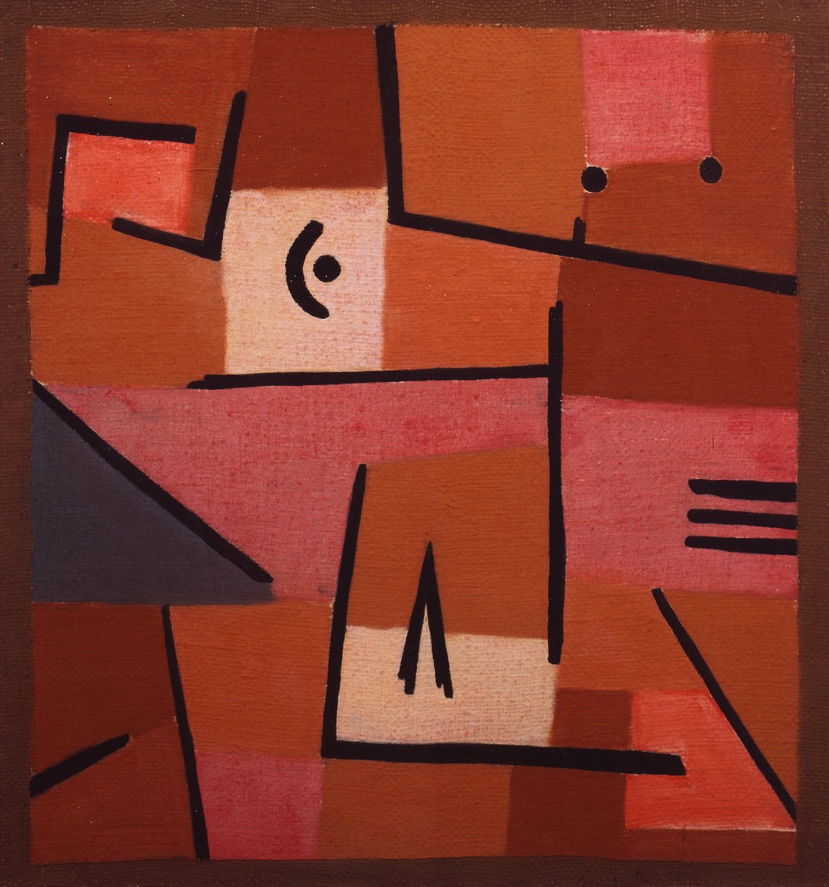 Utsikt från rött av Paul Klee