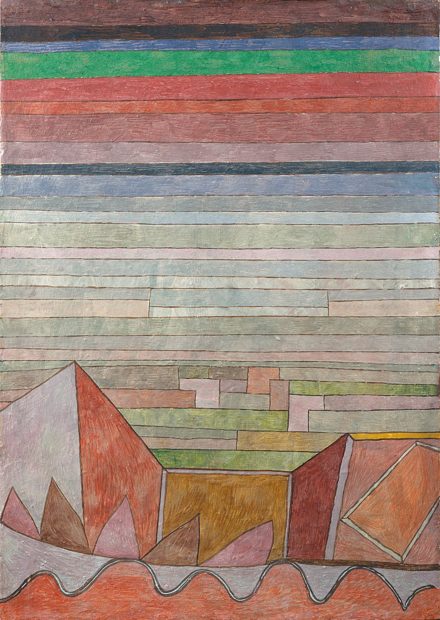 Utsikt över det bördiga landet av Paul Klee