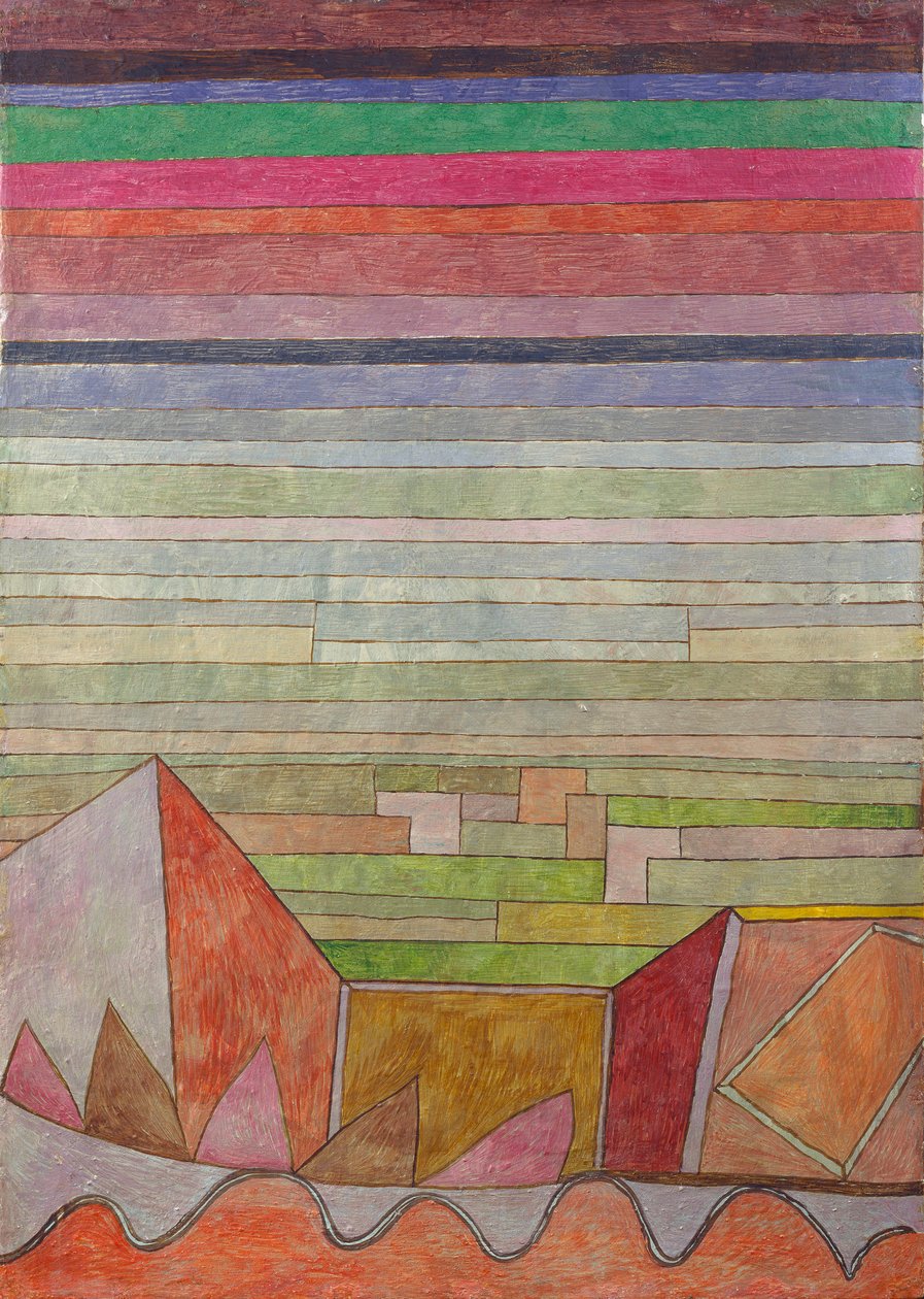 Utsikt över det bördiga landet, 1932. av Paul Klee