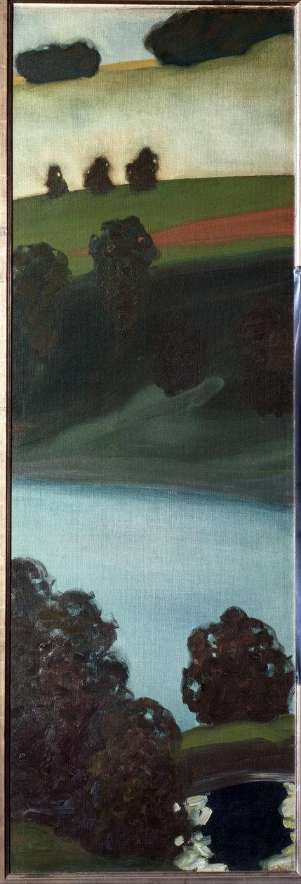 Vy över Aar-dalen, Schweiz - målning av Paul Klee