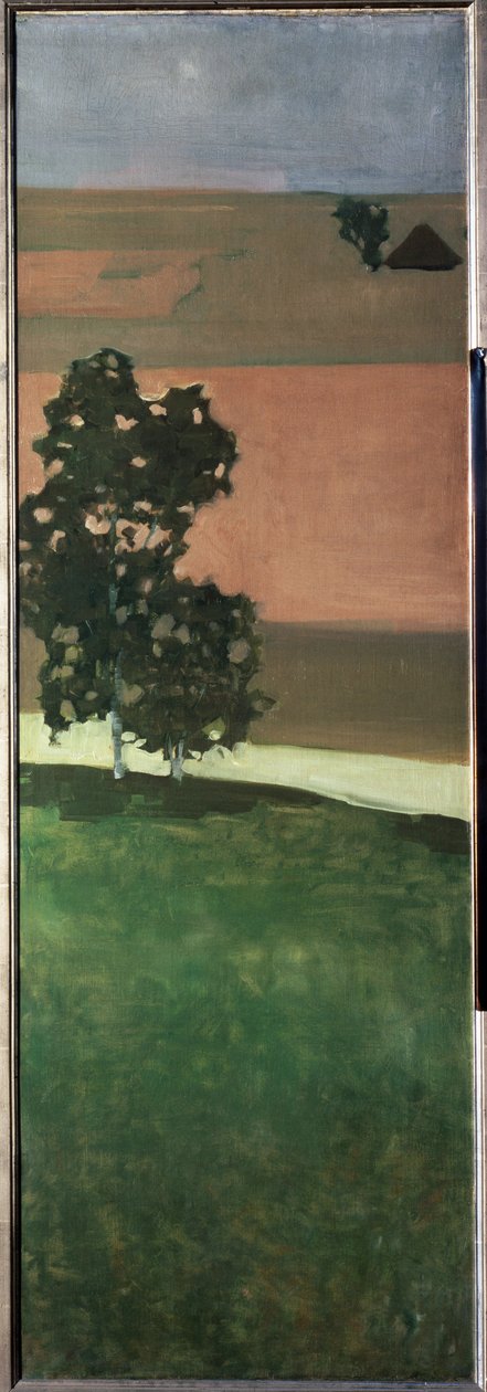 Vy över Aar-dalen, Schweiz - målning av Paul Klee