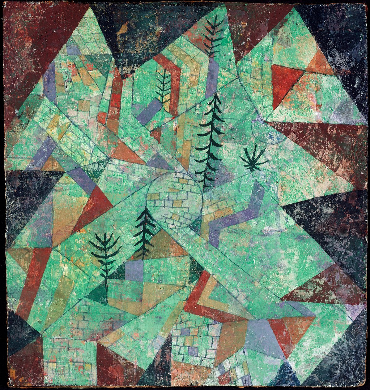 Wald bau (träkonstruktion) av Paul Klee
