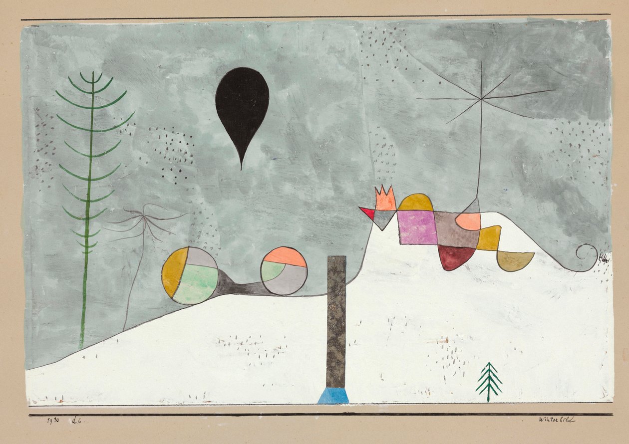 Vinterbild av Paul Klee