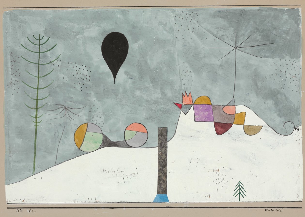 Vinterbild; Vinterbild av Paul Klee