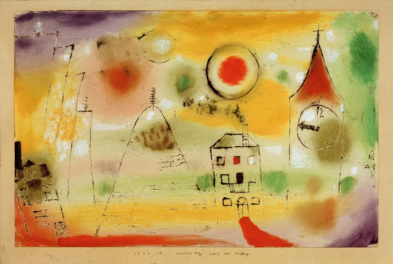 Vinterdag strax före kl av Paul Klee
