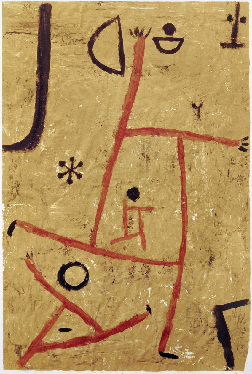 Med särskilda huvuden av Paul Klee